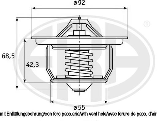 ERA 350181 - Termostats, Dzesēšanas šķidrums www.autospares.lv