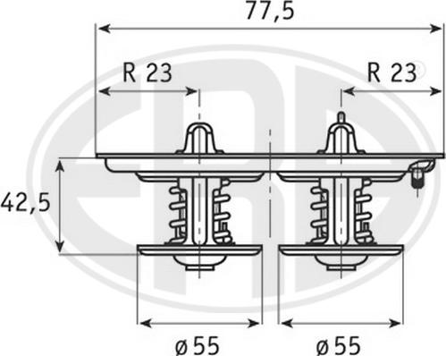 ERA 350133 - Termostats, Dzesēšanas šķidrums www.autospares.lv