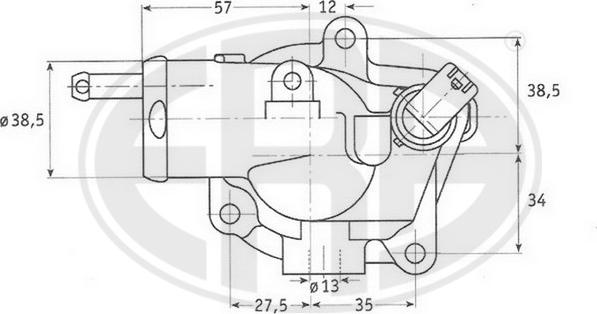 ERA 350176 - Termostats, Dzesēšanas šķidrums www.autospares.lv