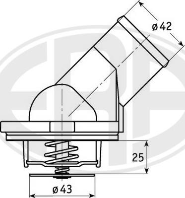 ERA 350354 - Termostats, Dzesēšanas šķidrums www.autospares.lv