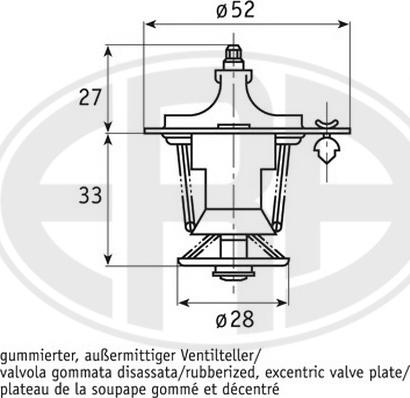 ERA 350353 - Termostats, Dzesēšanas šķidrums www.autospares.lv