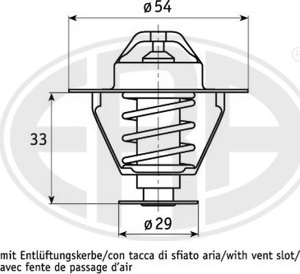 ERA 350309 - Termostats, Dzesēšanas šķidrums autospares.lv