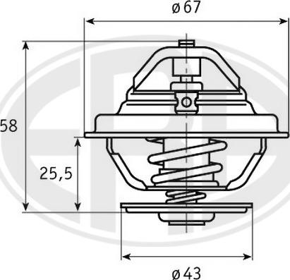 ERA 350301 - Termostats, Dzesēšanas šķidrums www.autospares.lv