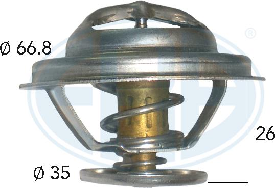 ERA 350333A - Coolant thermostat / housing www.autospares.lv