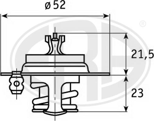 ERA 350320 - Termostats, Dzesēšanas šķidrums autospares.lv