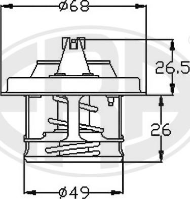 ERA 350299 - Termostats, Dzesēšanas šķidrums www.autospares.lv