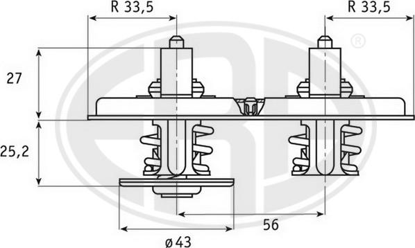 ERA 350296 - Termostats, Dzesēšanas šķidrums www.autospares.lv