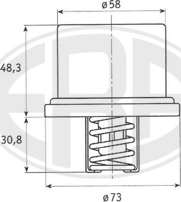 ERA 350313 - Termostats, Dzesēšanas šķidrums www.autospares.lv