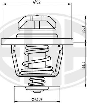 ERA 350214A - Termostats, Dzesēšanas šķidrums www.autospares.lv