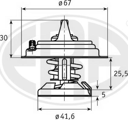 ERA 350216 - Termostats, Dzesēšanas šķidrums autospares.lv