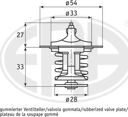 ERA 350221 - Termostats, Dzesēšanas šķidrums www.autospares.lv