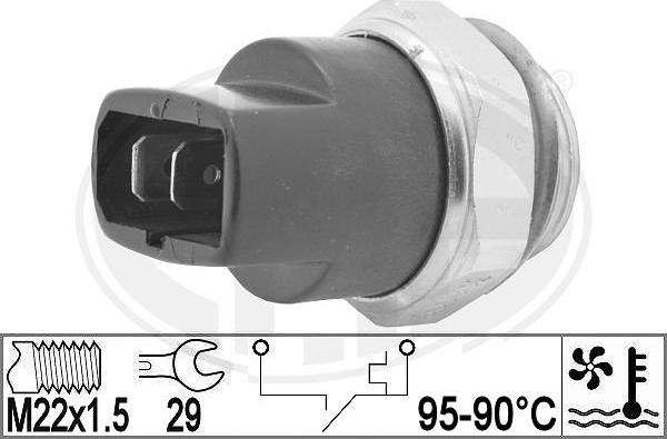 ERA 330962 - Termoslēdzis, Radiatora ventilators www.autospares.lv