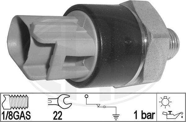 ERA 330901 - Devējs, Eļļas spiediens www.autospares.lv