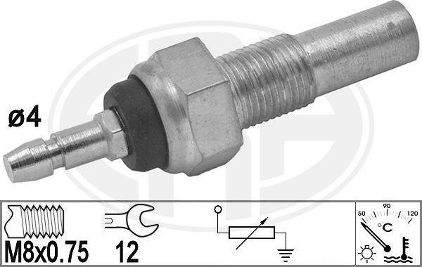 ERA 330973 - Devējs, Dzesēšanas šķidruma temperatūra www.autospares.lv