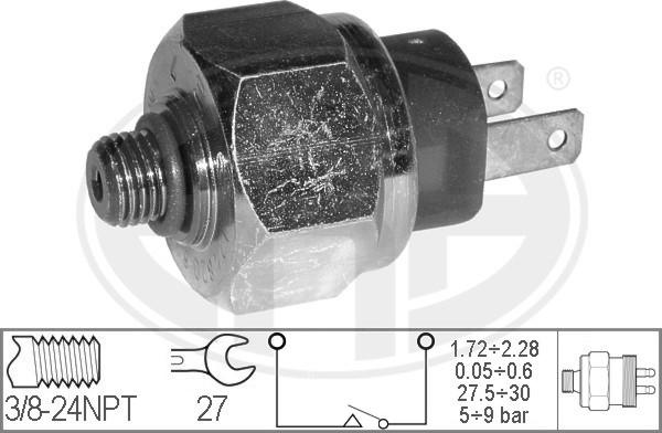 ERA 330421 - Spiediena slēdzis, Gaisa kondicionēšanas sistēma www.autospares.lv