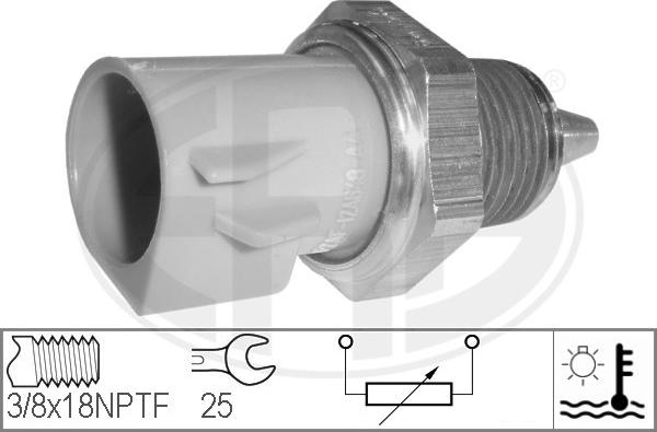 ERA 330550 - Devējs, Dzesēšanas šķidruma temperatūra autospares.lv