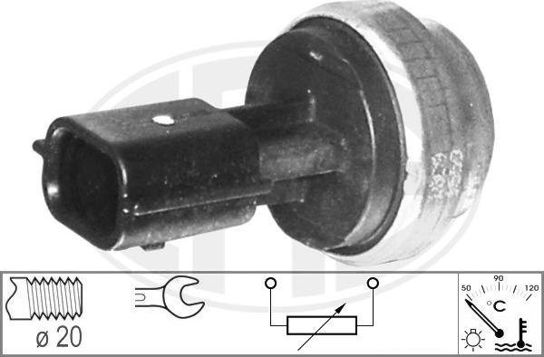 ERA 330558 - Sensor, coolant temperature www.autospares.lv