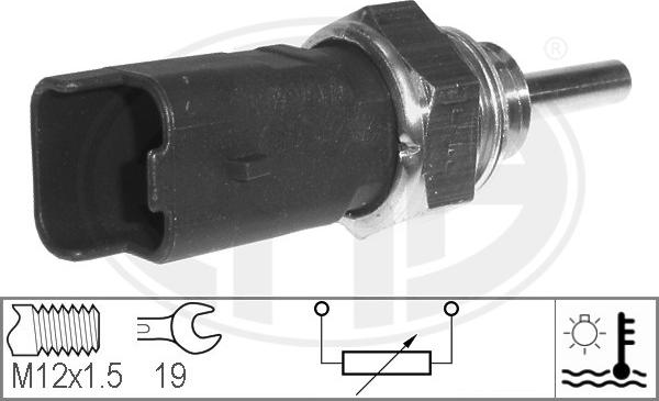 ERA 330553 - Devējs, Dzesēšanas šķidruma temperatūra www.autospares.lv