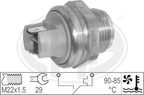 ERA 330563 - Termoslēdzis, Radiatora ventilators www.autospares.lv