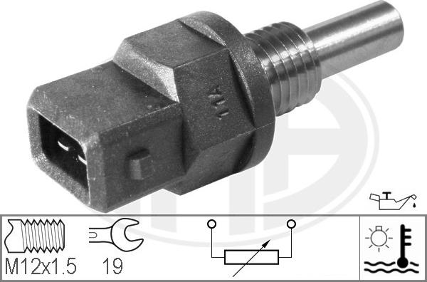 ERA 330530 - Devējs, Dzesēšanas šķidruma temperatūra www.autospares.lv