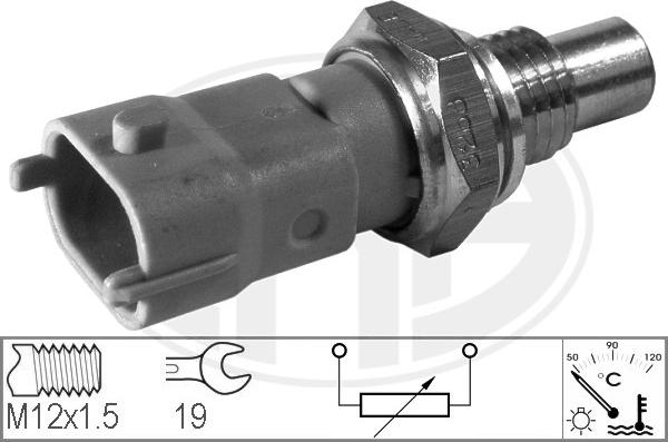 ERA 330528 - Devējs, Dzesēšanas šķidruma temperatūra www.autospares.lv