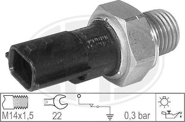 ERA 330699 - Devējs, Eļļas spiediens www.autospares.lv