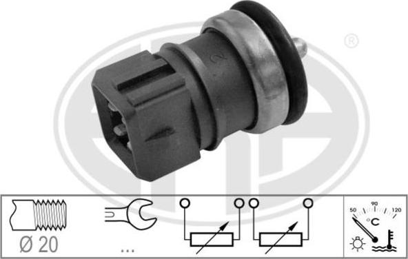 ERA 330692 - Sensor, coolant temperature www.autospares.lv