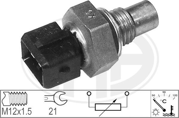 ERA 330651 - Devējs, Dzesēšanas šķidruma temperatūra www.autospares.lv