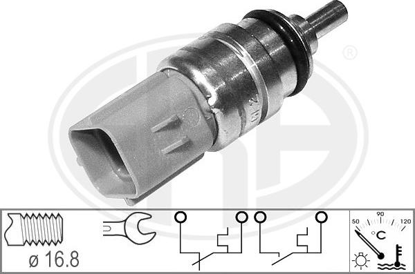 ERA 330664 - Devējs, Dzesēšanas šķidruma temperatūra www.autospares.lv