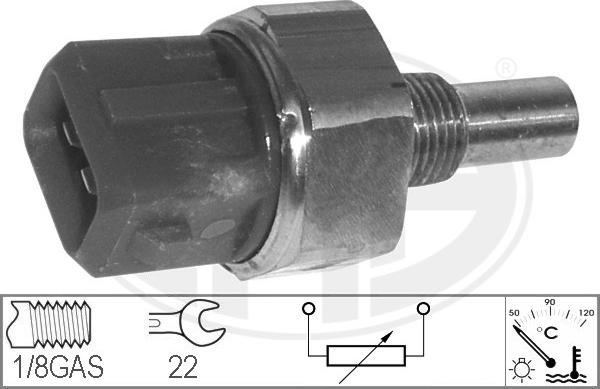 ERA 330613 - Devējs, Dzesēšanas šķidruma temperatūra www.autospares.lv