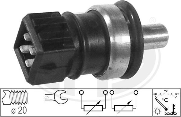 ERA 330636 - Devējs, Dzesēšanas šķidruma temperatūra www.autospares.lv