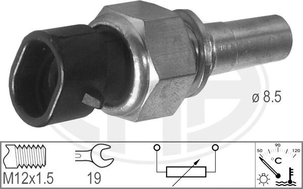 ERA 330626 - Датчик, температура охлаждающей жидкости www.autospares.lv