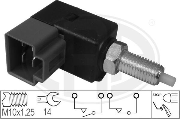 ERA 330043 - Выключатель стоп сигнала / сцепления www.autospares.lv