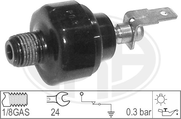 ERA 330015 - Devējs, Eļļas spiediens www.autospares.lv