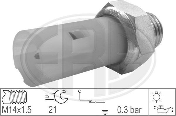 ERA 330018 - Devējs, Eļļas spiediens www.autospares.lv