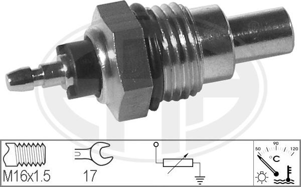 ERA 330087 - Devējs, Dzesēšanas šķidruma temperatūra www.autospares.lv