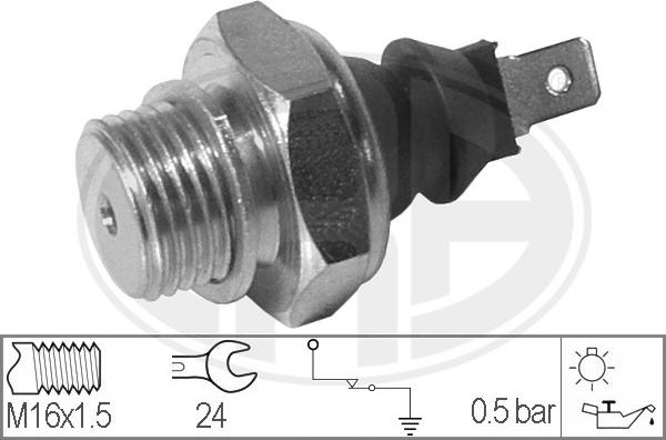 ERA 330025 - Devējs, Eļļas spiediens autospares.lv