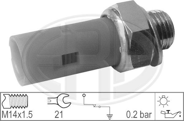 ERA 330027 - Devējs, Eļļas spiediens www.autospares.lv