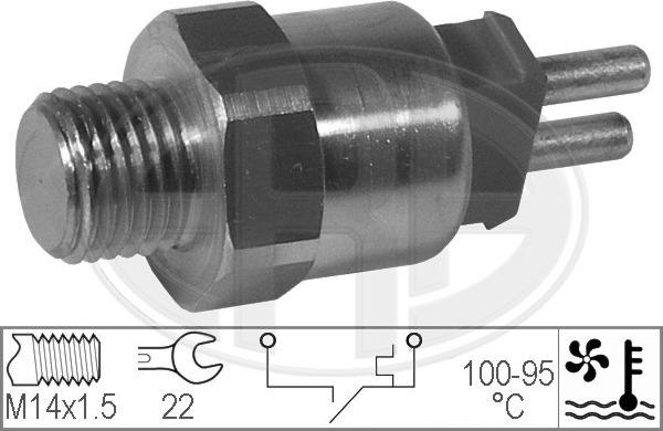 ERA 330190 - Termoslēdzis, Radiatora ventilators www.autospares.lv