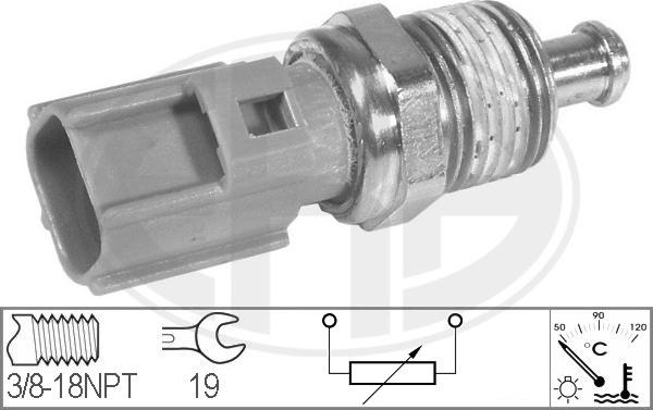 ERA 330144 - Devējs, Dzesēšanas šķidruma temperatūra www.autospares.lv