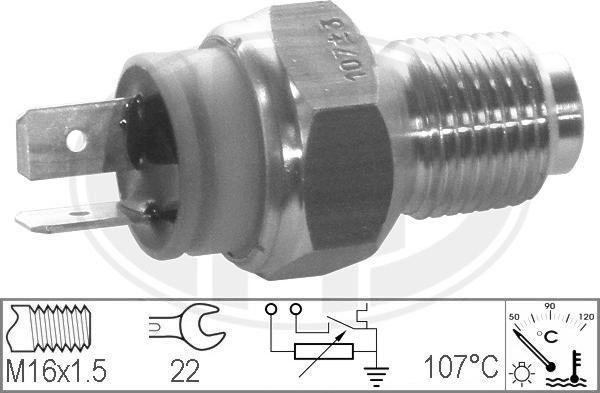 ERA 330148 - Devējs, Dzesēšanas šķidruma temperatūra www.autospares.lv