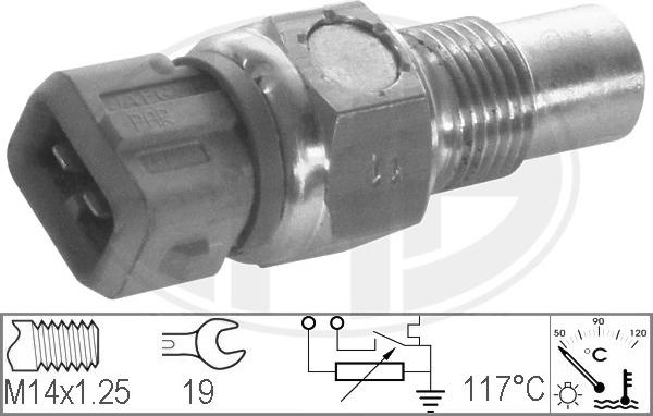 ERA 330154 - Devējs, Dzesēšanas šķidruma temperatūra www.autospares.lv