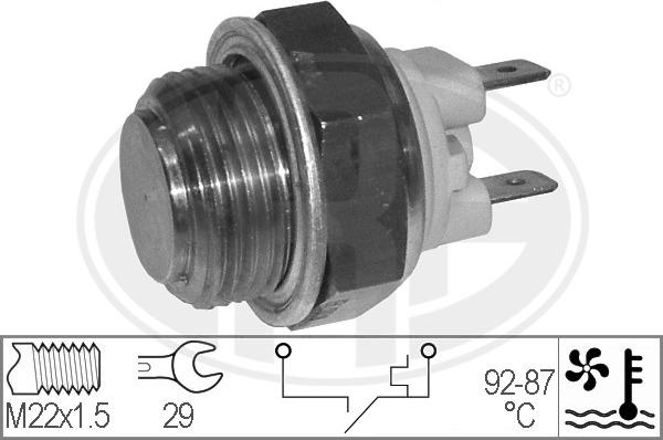 ERA 330166 - Temperature Switch, radiator / air conditioner fan www.autospares.lv