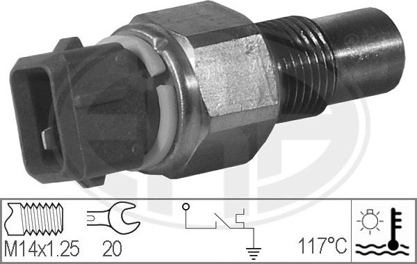 ERA 330160 - Devējs, Dzesēšanas šķidruma temperatūra www.autospares.lv