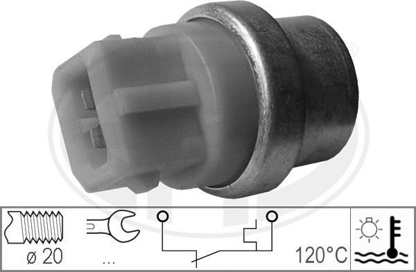 ERA 330161 - Devējs, Dzesēšanas šķidruma temperatūra www.autospares.lv