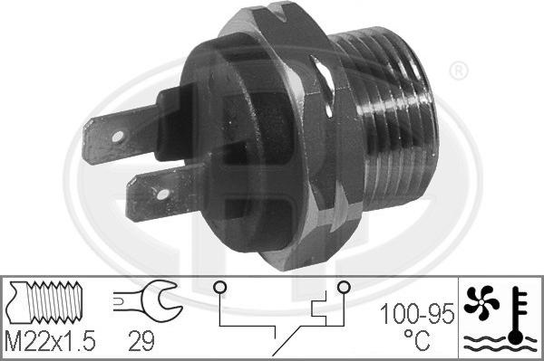 ERA 330168 - Termoslēdzis, Radiatora ventilators www.autospares.lv