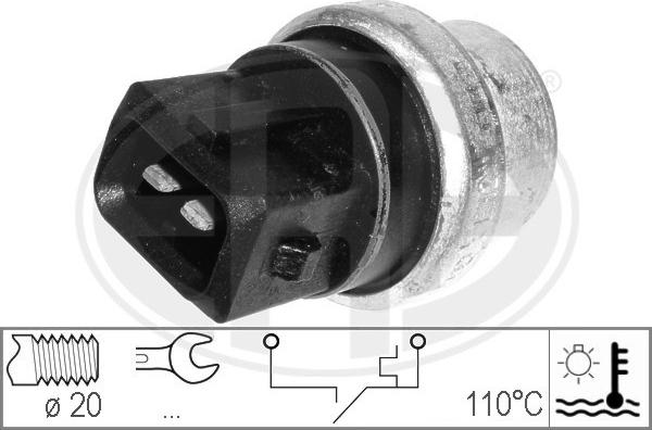 ERA 330163 - Devējs, Dzesēšanas šķidruma temperatūra www.autospares.lv