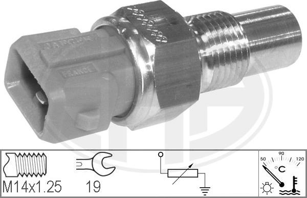 ERA 330109 - Devējs, Dzesēšanas šķidruma temperatūra www.autospares.lv