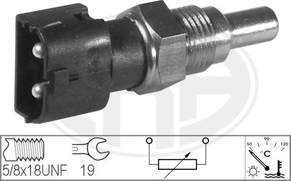 ERA 330105 - Devējs, Dzesēšanas šķidruma temperatūra www.autospares.lv