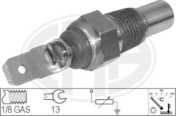 ERA 330100 - Датчик, температура охлаждающей жидкости www.autospares.lv